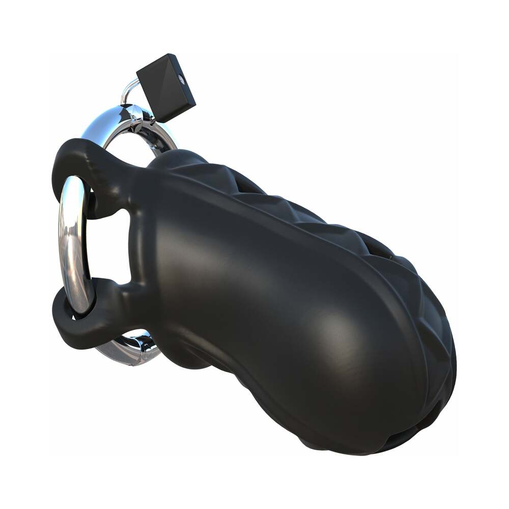 Fantasy C-Ringz Extreme Silicone Cock Blocker-Black