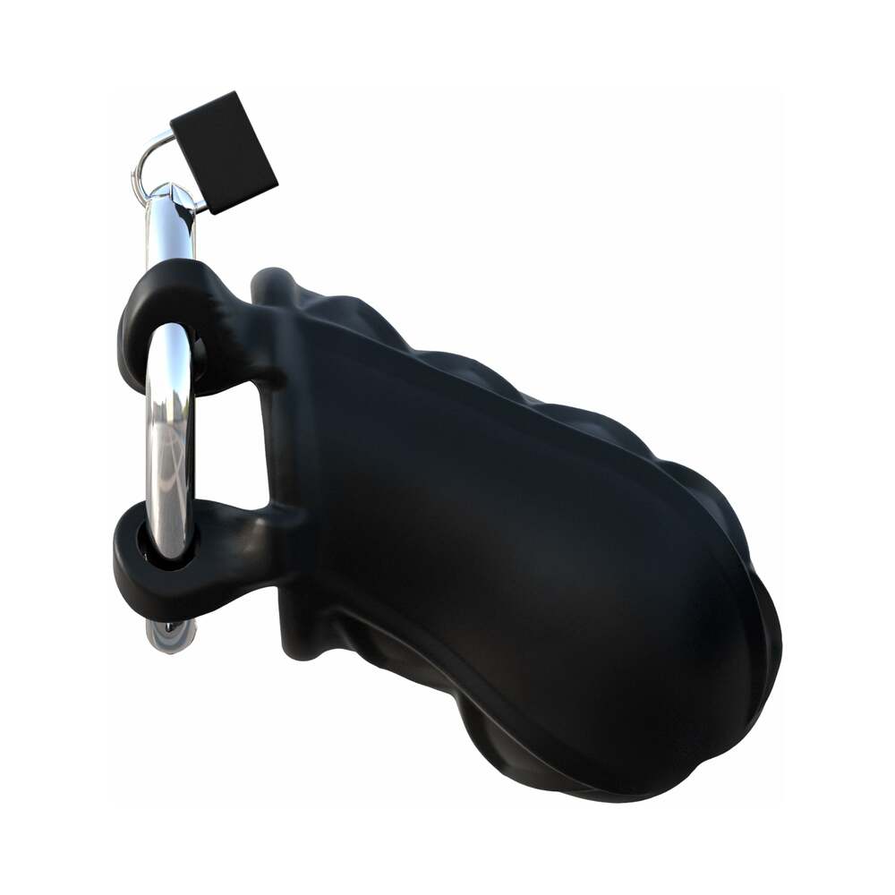 Fantasy C-Ringz Extreme Silicone Cock Blocker-Black