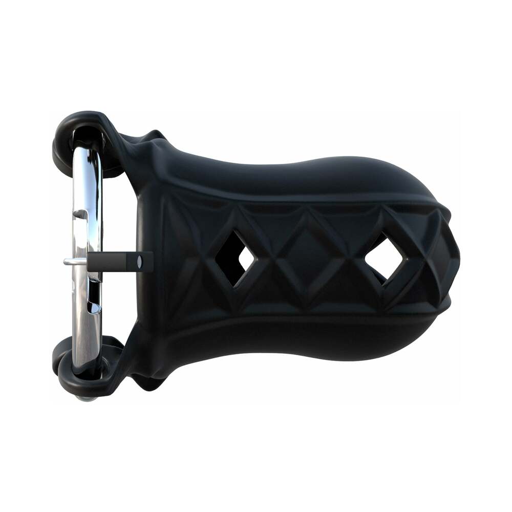 Fantasy C-Ringz Extreme Silicone Cock Blocker-Black