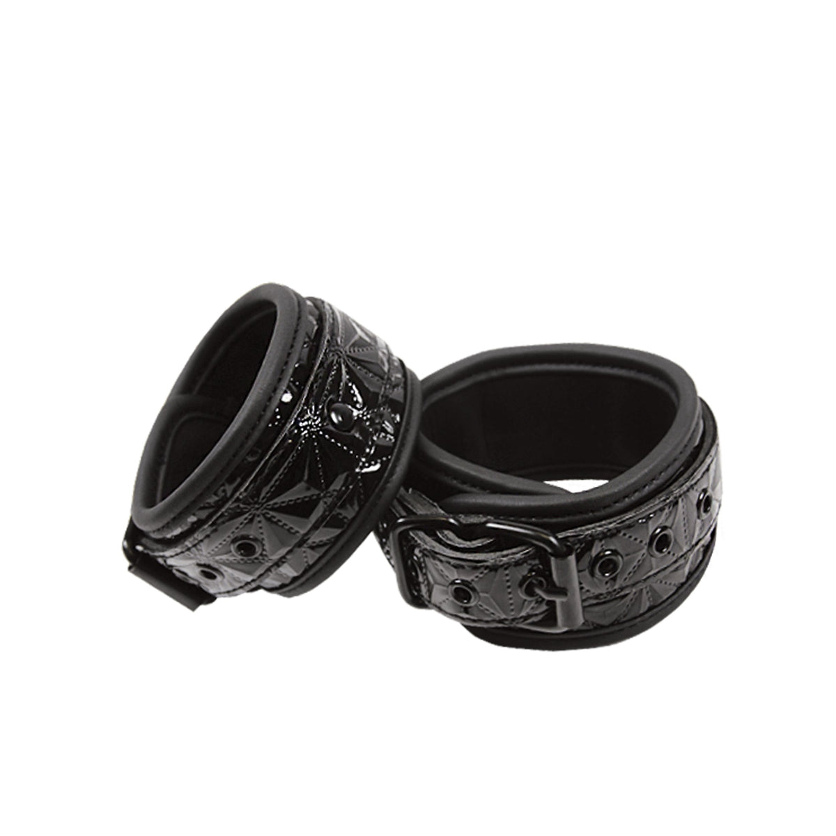 Sinful Wrist Cuffs - Black