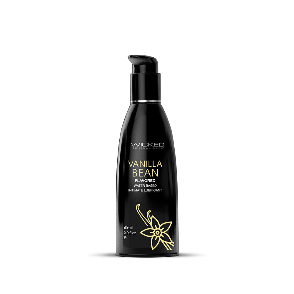 Wicked Sensual Care Aqua Flavored Lube-Vanilla Bean 2oz