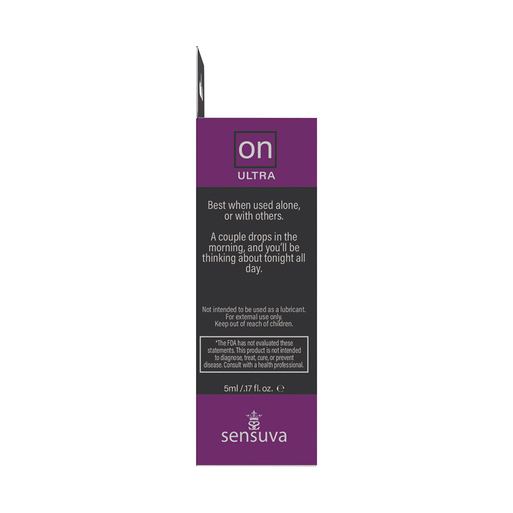 Sensuva ON Ultra Arousal Oil 5ml Bottle Medium Box