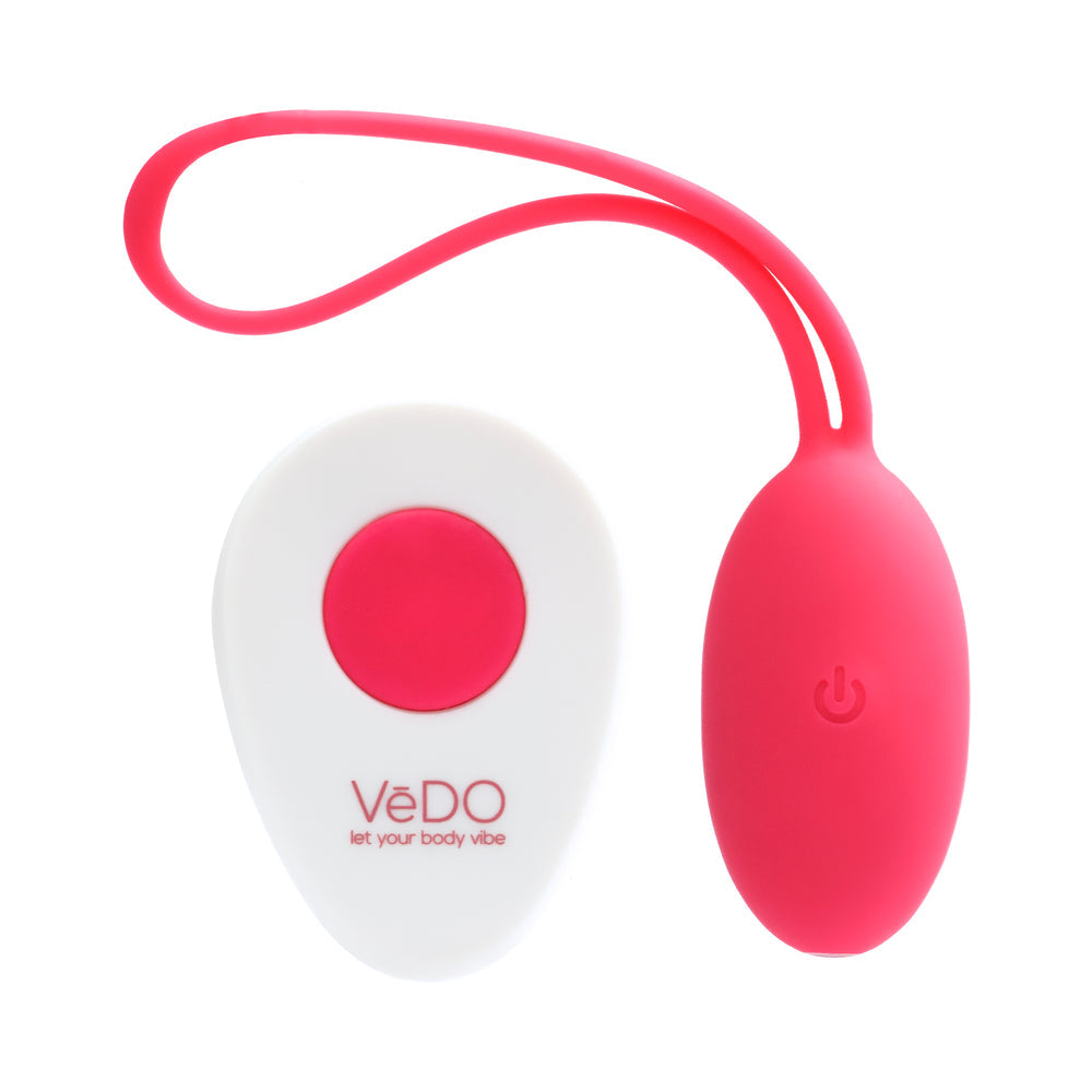 VeDO Peach Rechargeable Egg Vibe - Foxy Pink