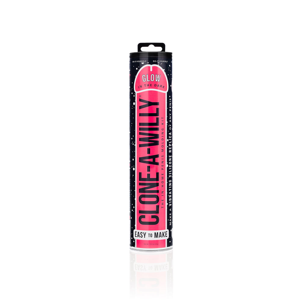 Clone-A-Willy Glow In The Dark Vibe Kit-Pink