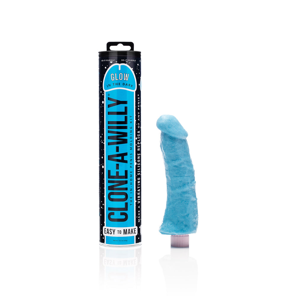 Clone-A-Willy Glow In The Dark Vibe Kit-Blue