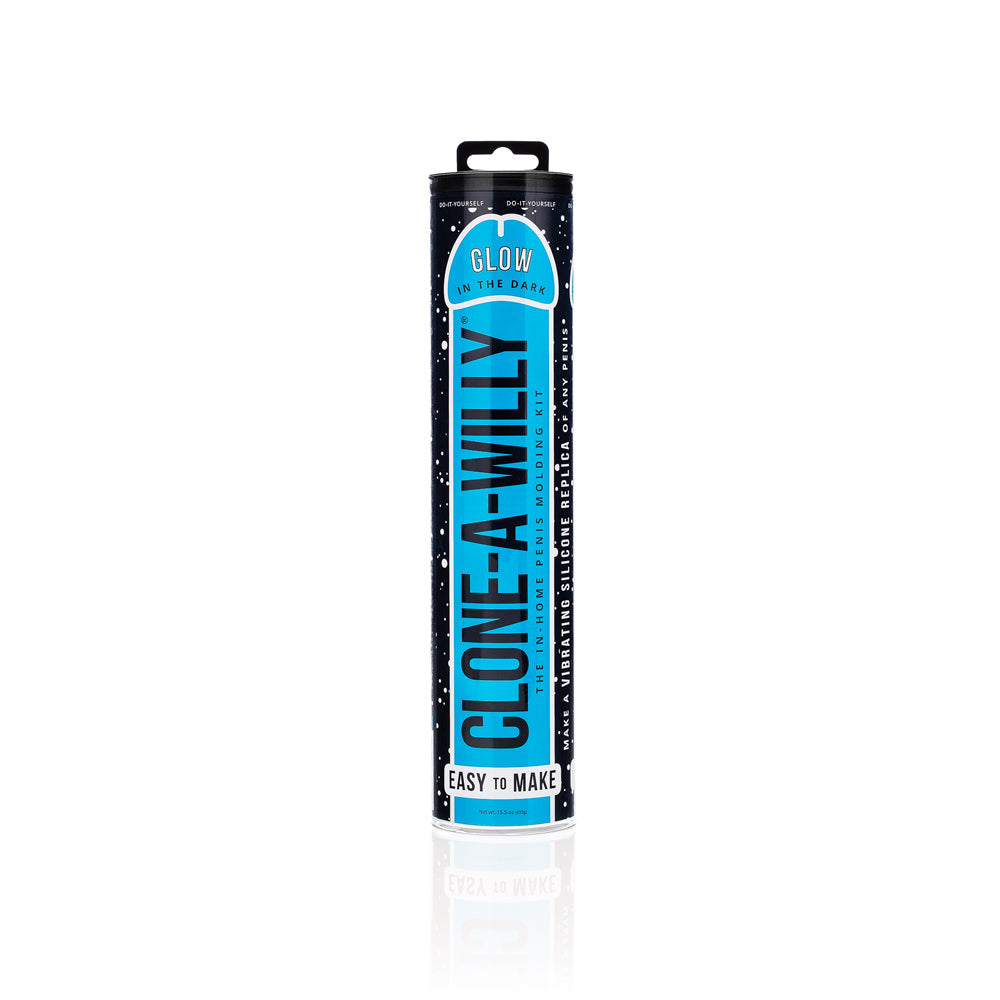 Clone-A-Willy Glow In The Dark Vibe Kit-Blue