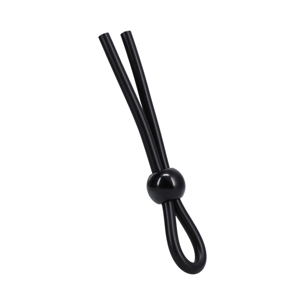 Rock Solid Lasso Single Adjustable Lock Black Silicone
