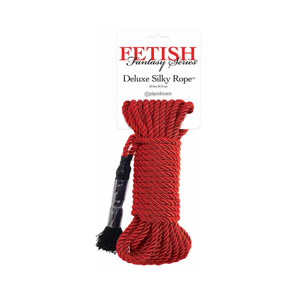 Fetish Fantasy Series Deluxe Silk Rope - Red