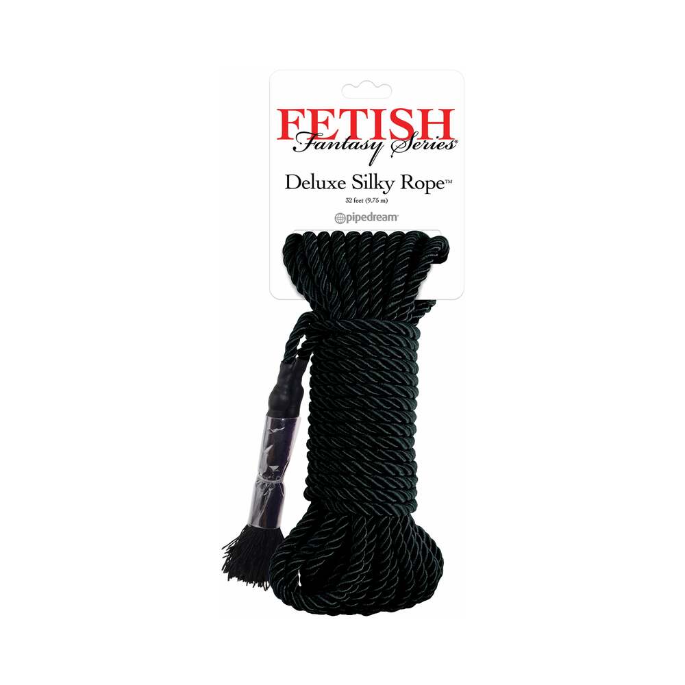 Fetish Fantasy Series Deluxe Silk Rope - Black