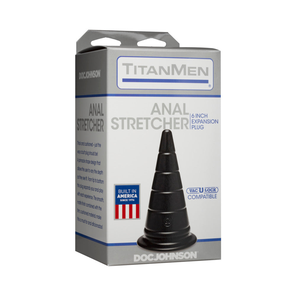 Titanmen 6" Anal Stretcher - Black