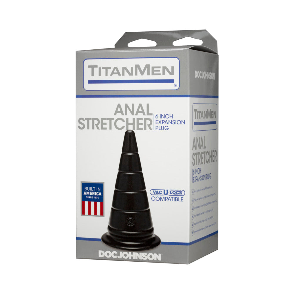 Titanmen 6" Anal Stretcher - Black