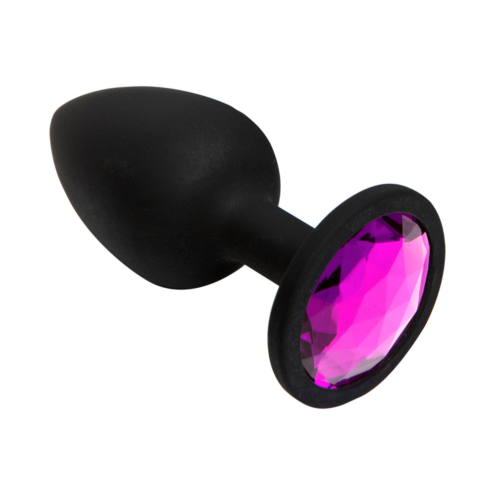 Booty Bling Silicone Plug Small-Pink