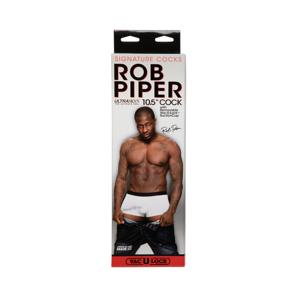 Rob Piper Cock w/Balls & Suction Cup - Chocolate
