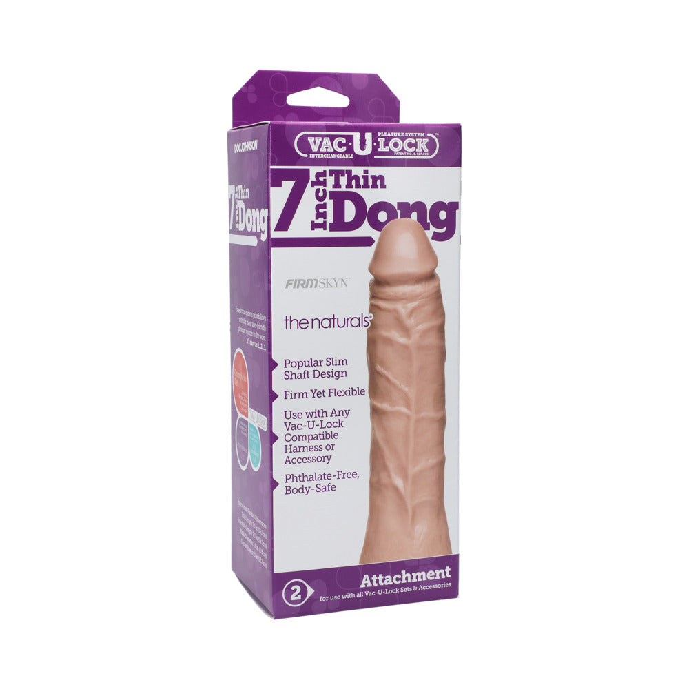 Vac-U-Lock 7" Thin Dong - White