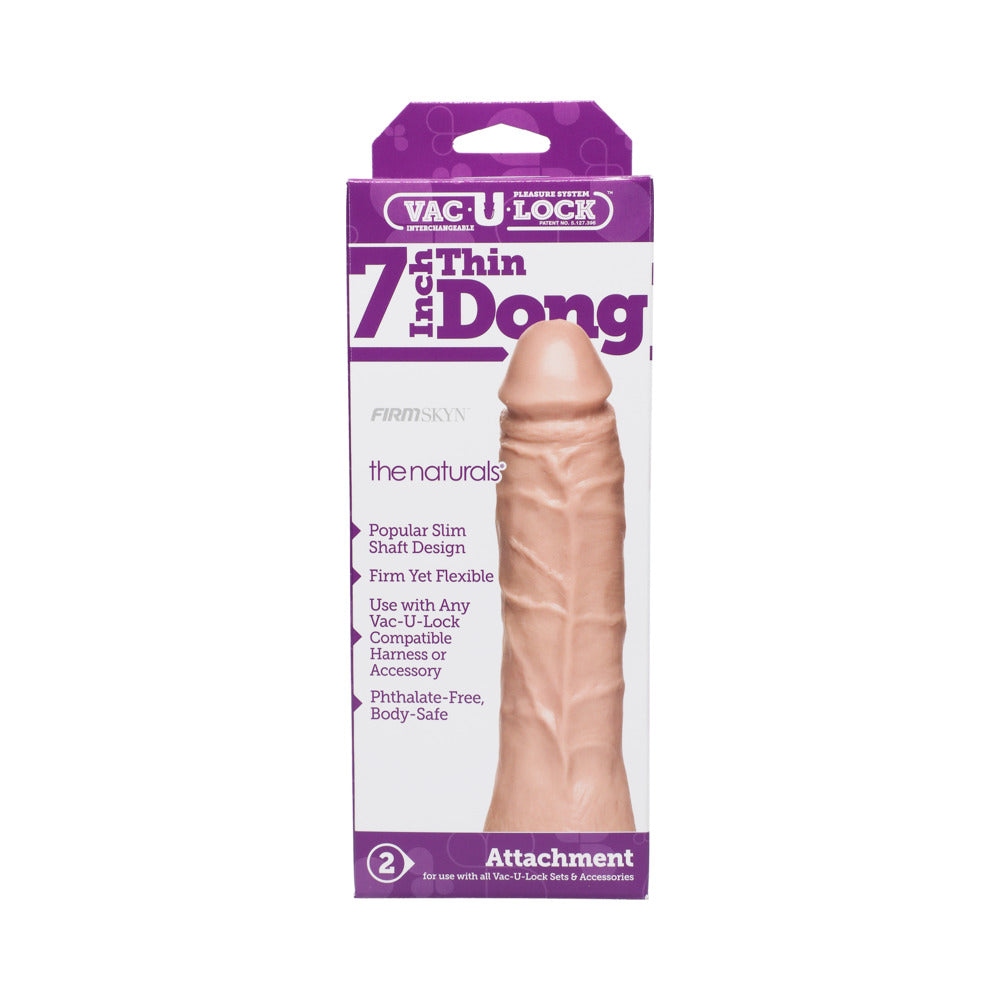 Vac-U-Lock 7" Thin Dong - White