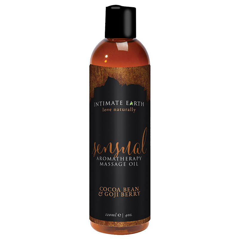 Intimate Earth Sensual Massage Oil - 120 ml Cocoa Bean & Goji Berry