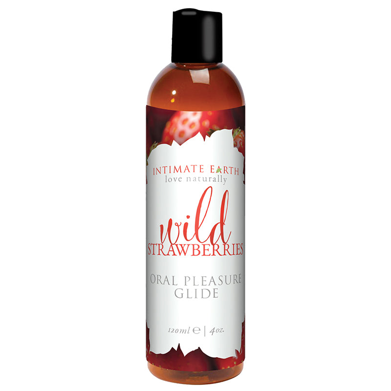 Intimate Earth Natural Flavors Glide - 120 ml Fresh Strawberries