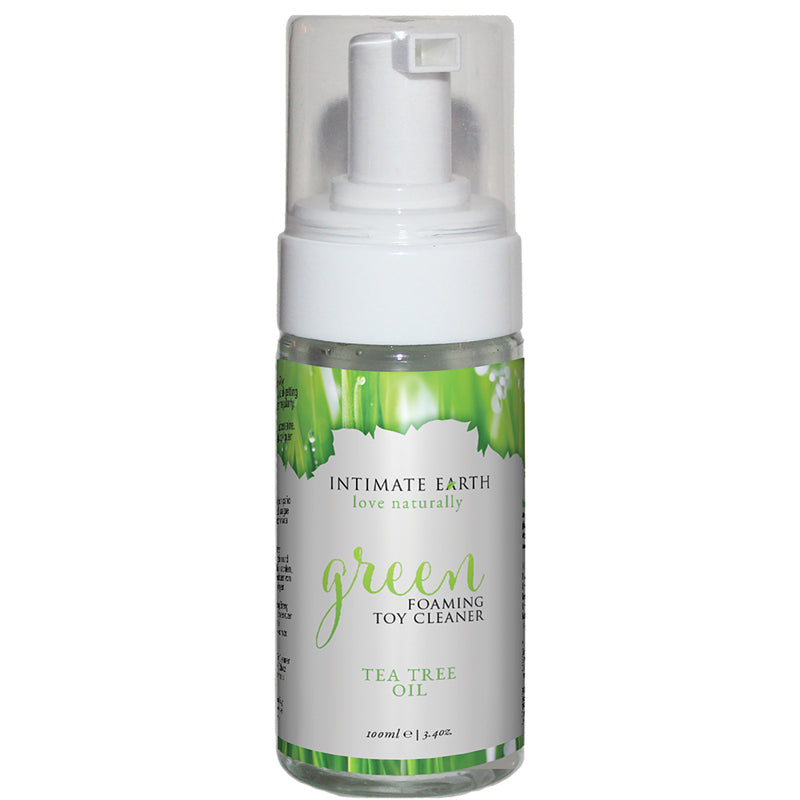 Intimate Earth Foaming Toy Cleaner-Green Tea Tree 3.4oz
