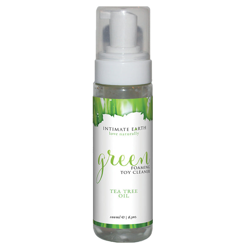 Intimate Earth Foaming Toy Cleaner-Green Tea Tree 6.3oz