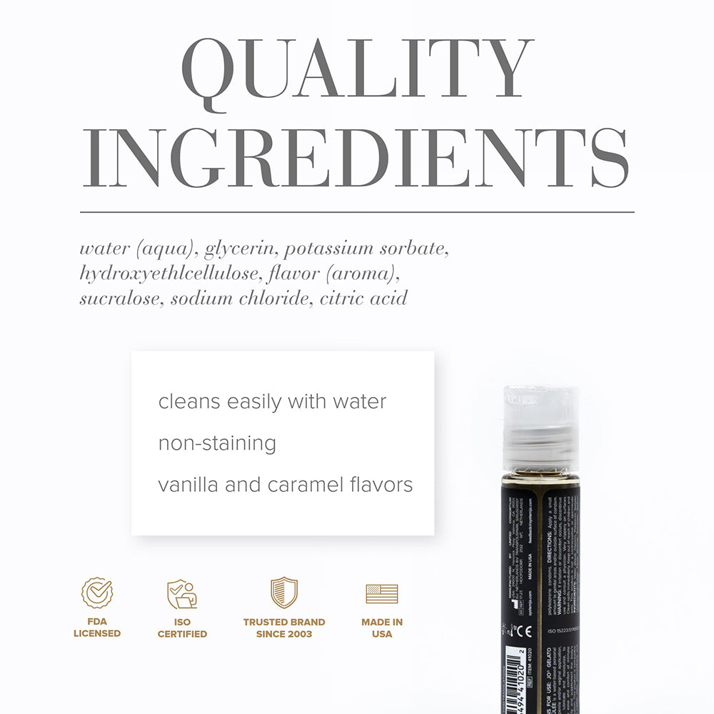 JO Gelato - Creme Brulee Lubricant 1 oz