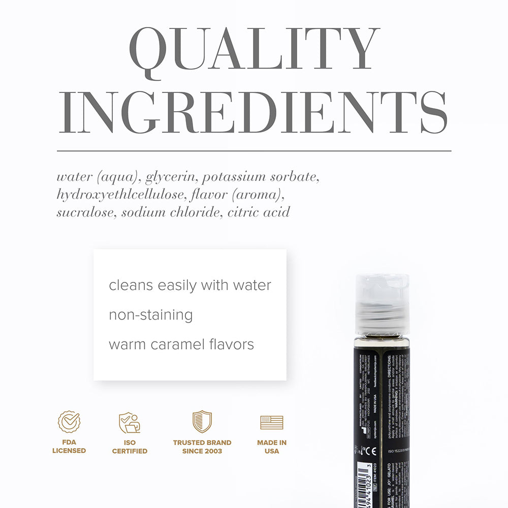 JO Gelato - Salted Caramel Lubricant 1 oz