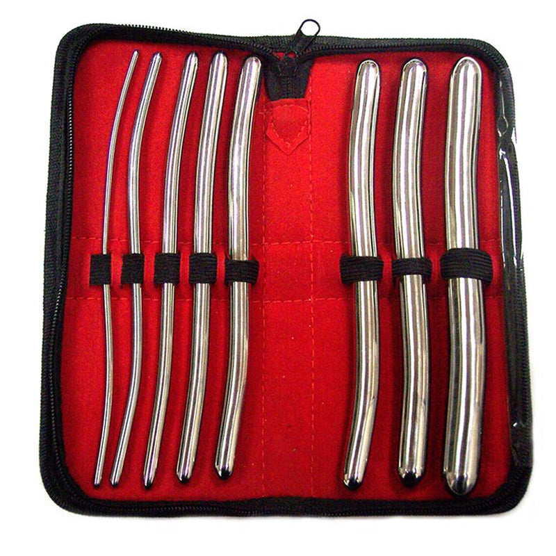 Rouge Stainless Steel Hegar 8 pc Dilator Set