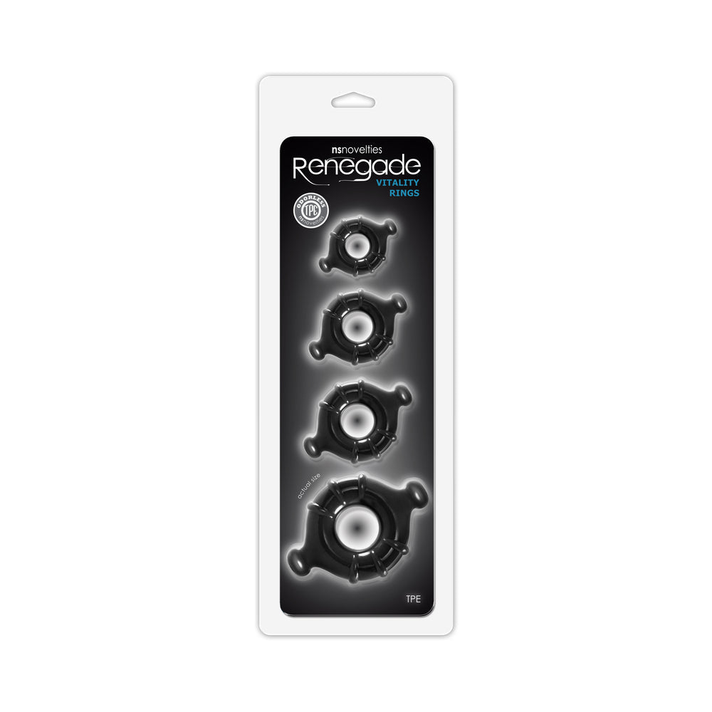 Renegade Vitality Rings-Black