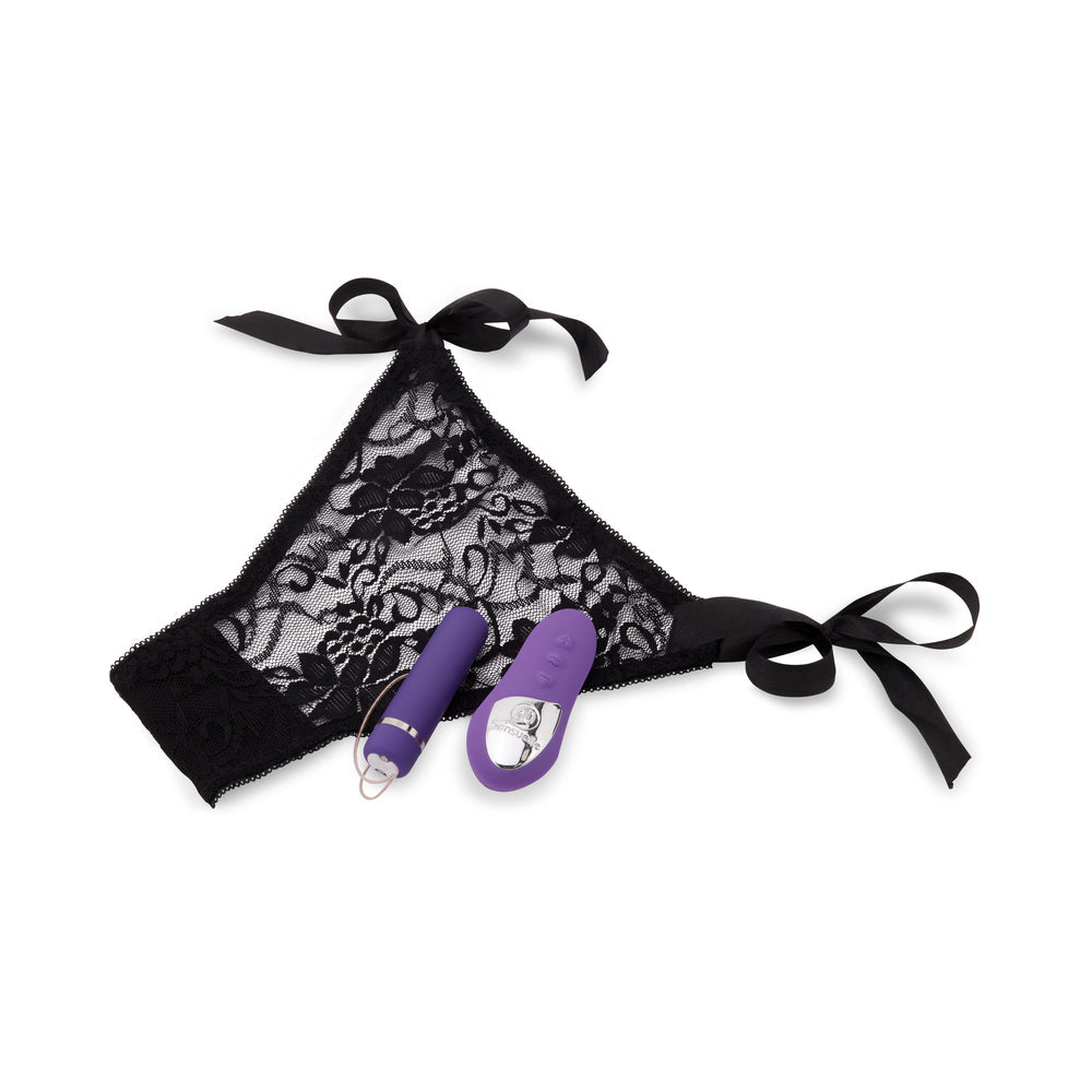 Nu Sensuelle Pleasure Panty Bullet w/Remote Control 15 Function - Purple