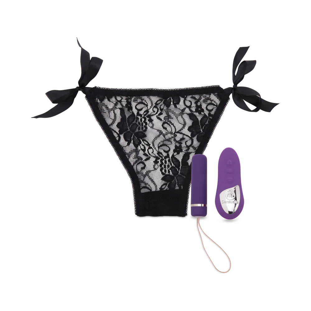 Nu Sensuelle Pleasure Panty Bullet w/Remote Control 15 Function - Purple