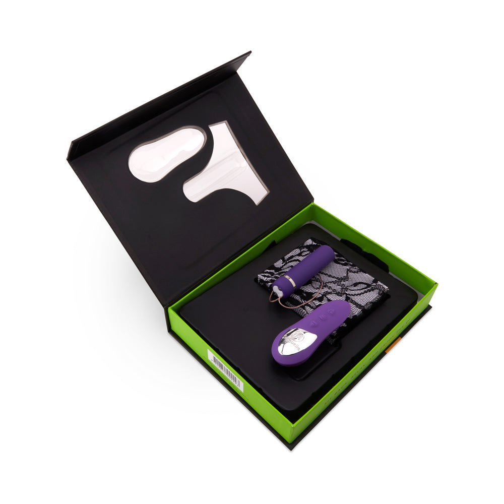 Nu Sensuelle Pleasure Panty Bullet w/Remote Control 15 Function - Purple