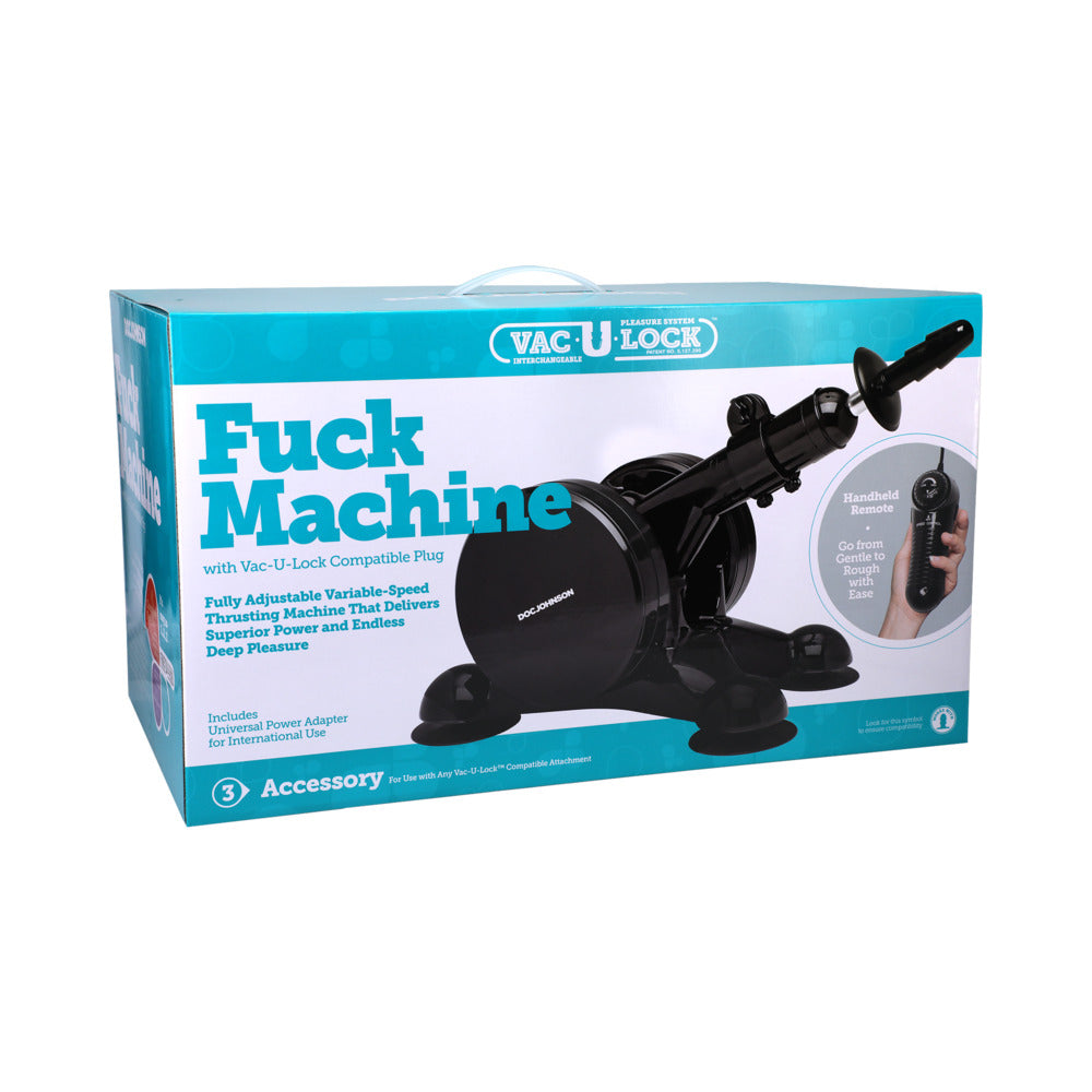 Vac-U-Lock Fuck Machine - Black