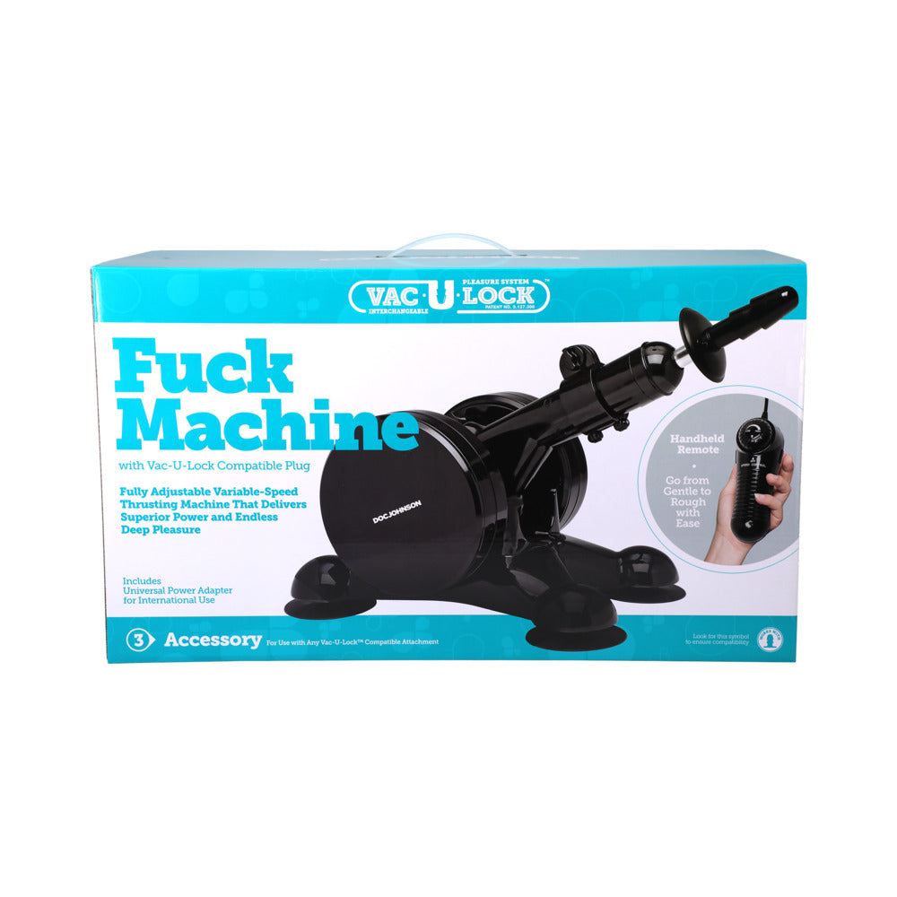 Vac-U-Lock Fuck Machine - Black