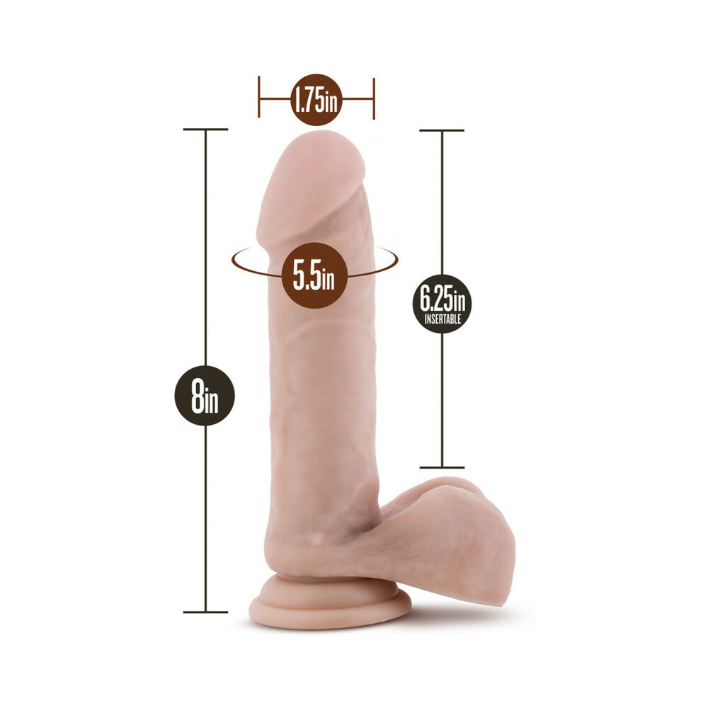 Au Naturel Sensa Feel Dildo-Beige 8"