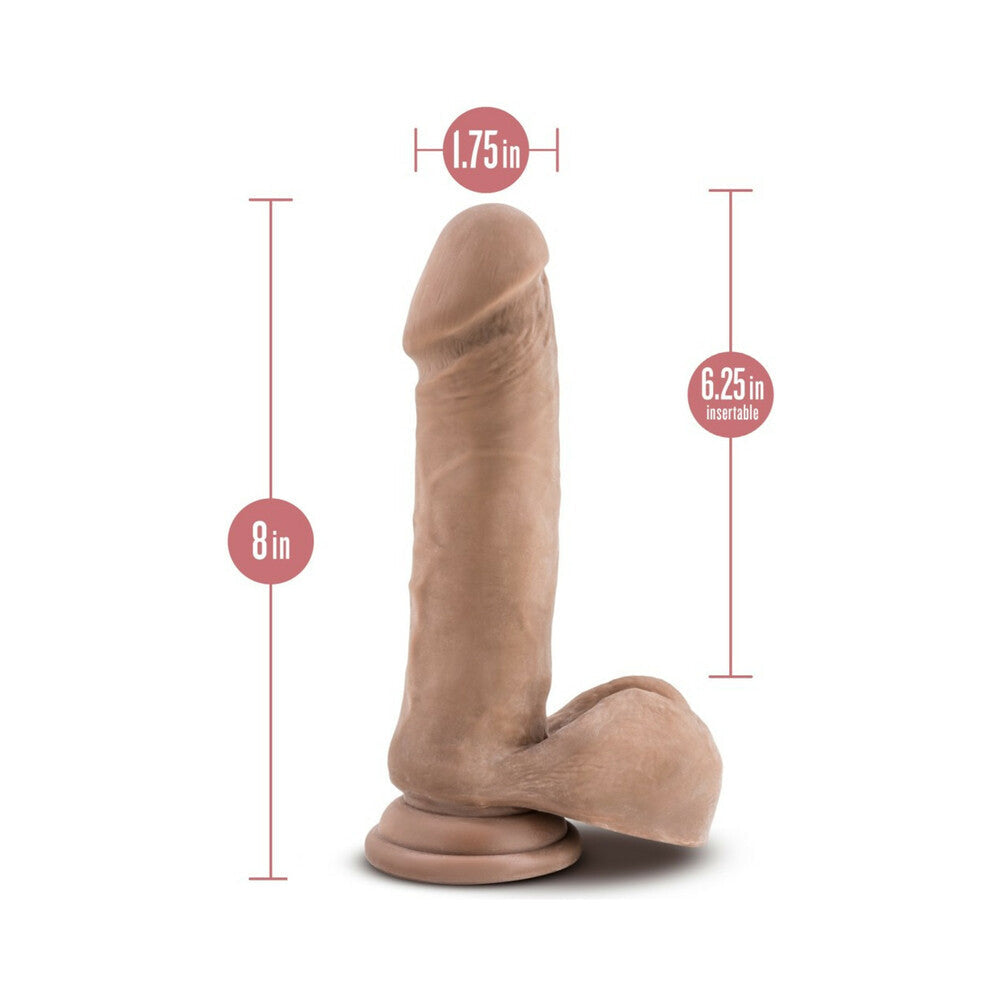 Au Naturel Sensa Feel Dildo-Latin 8"