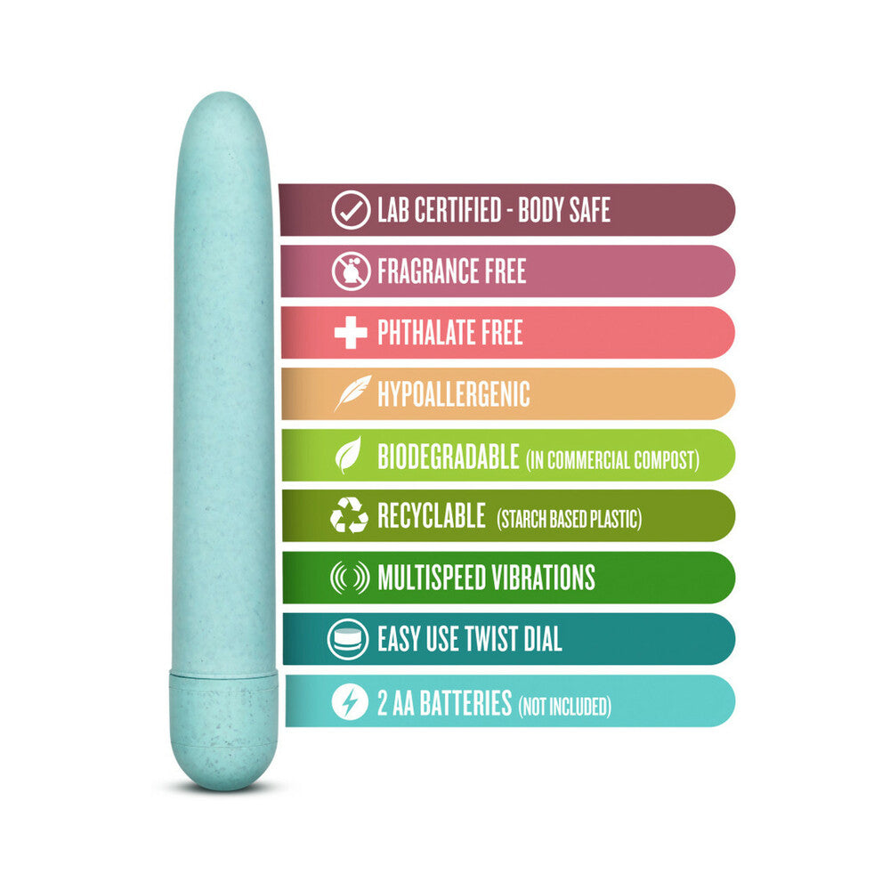 Blush Gaia Biodegradable Vibrator Eco - Aqua