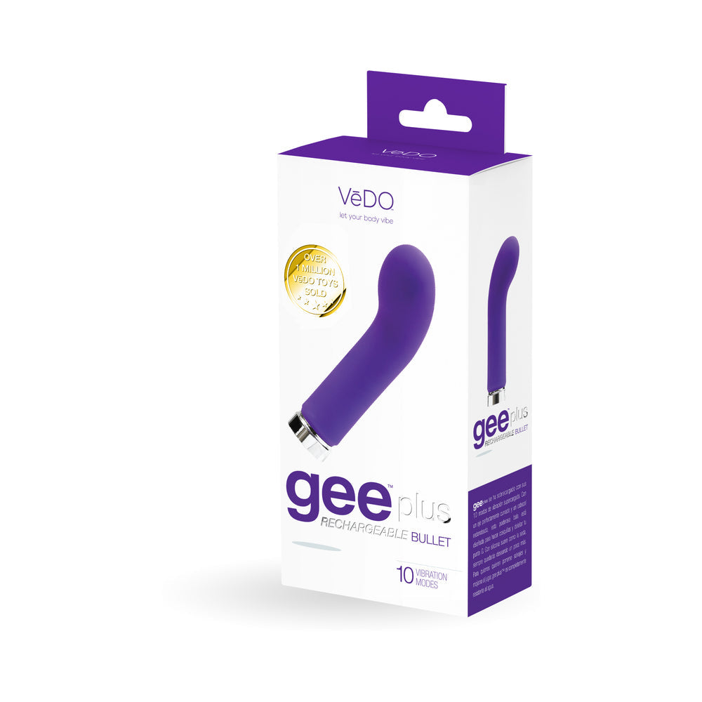 VeDO Gee Plus Rechargeable Vibe - Into You Indigo