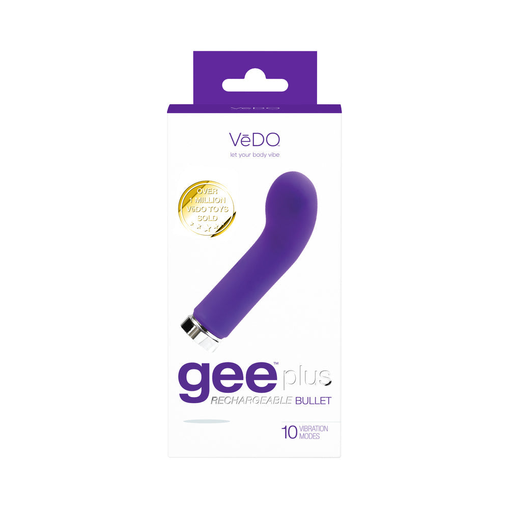 VeDO Gee Plus Rechargeable Vibe - Into You Indigo