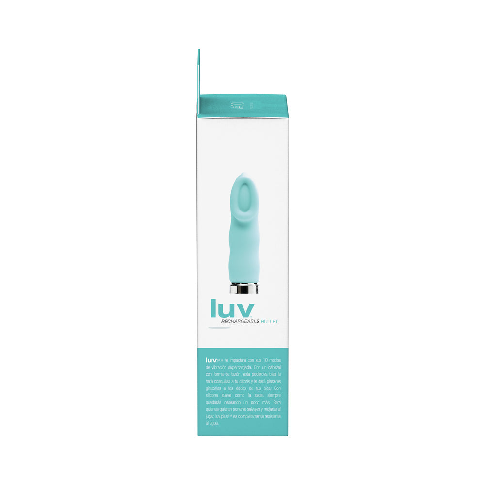 VeDO Luv Plus Rechargeable Vibe - Tease Me Turquoise