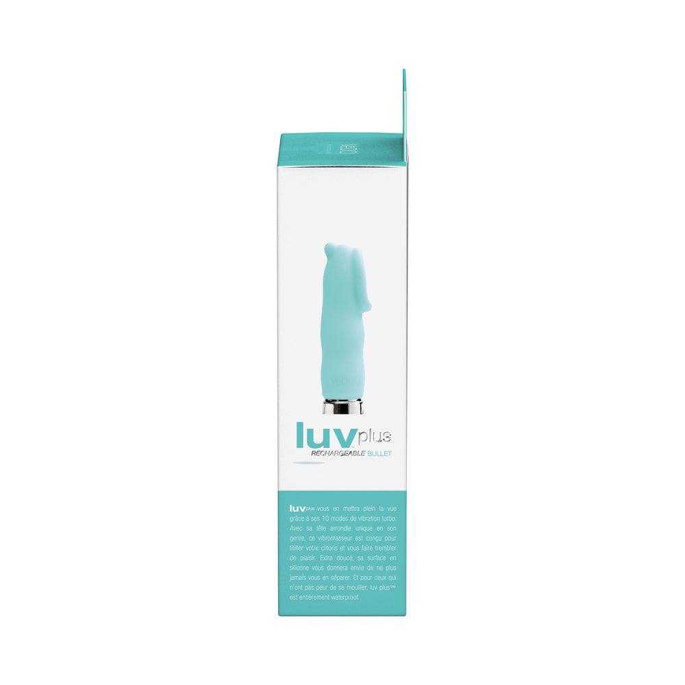 VeDO Luv Plus Rechargeable Vibe - Tease Me Turquoise