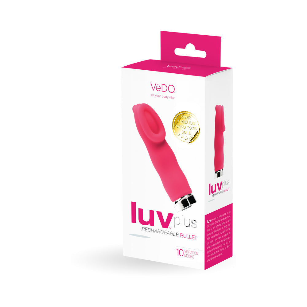 VeDO Luv Plus Rechargeable Vibe - Foxy Pink