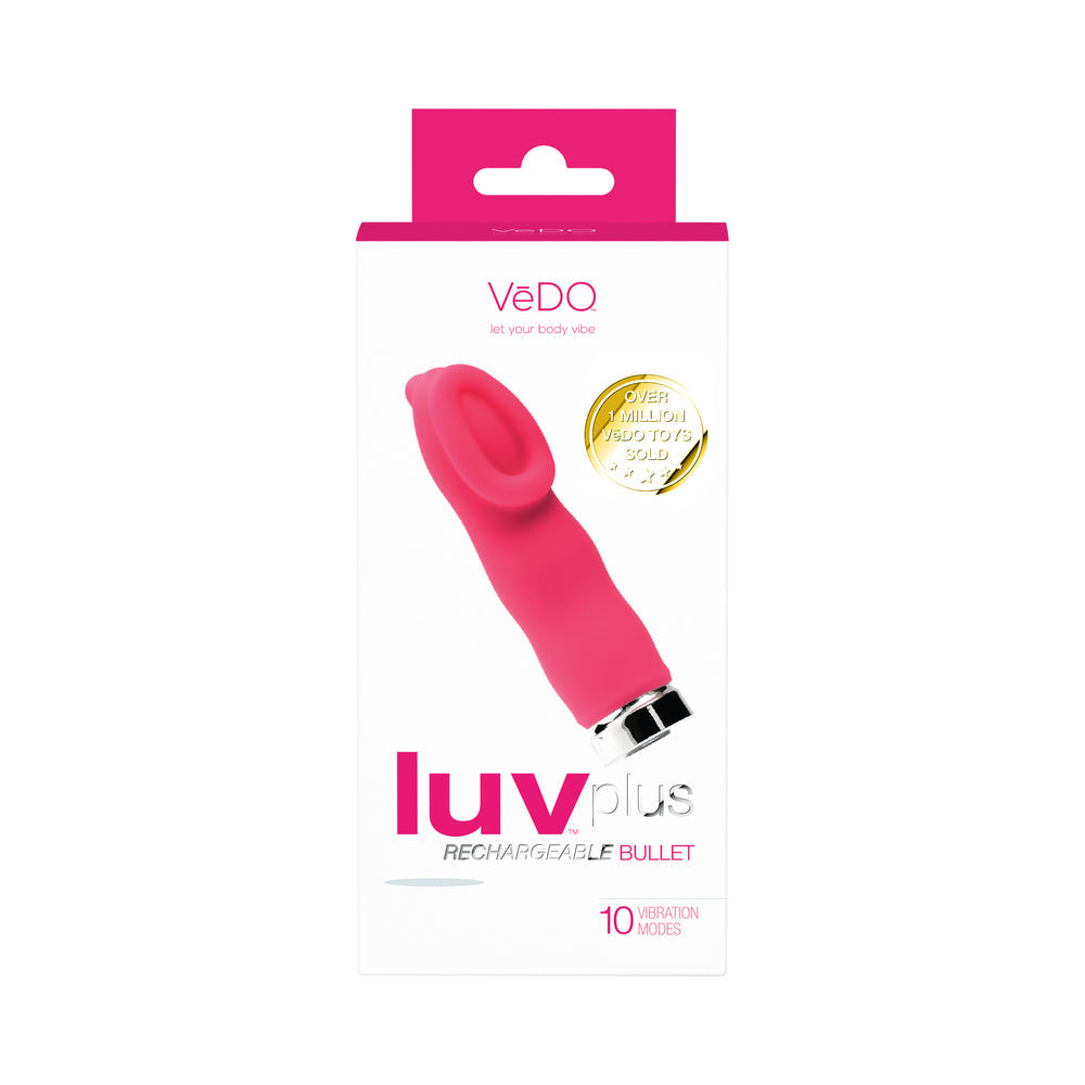 VeDO Luv Plus Rechargeable Vibe - Foxy Pink