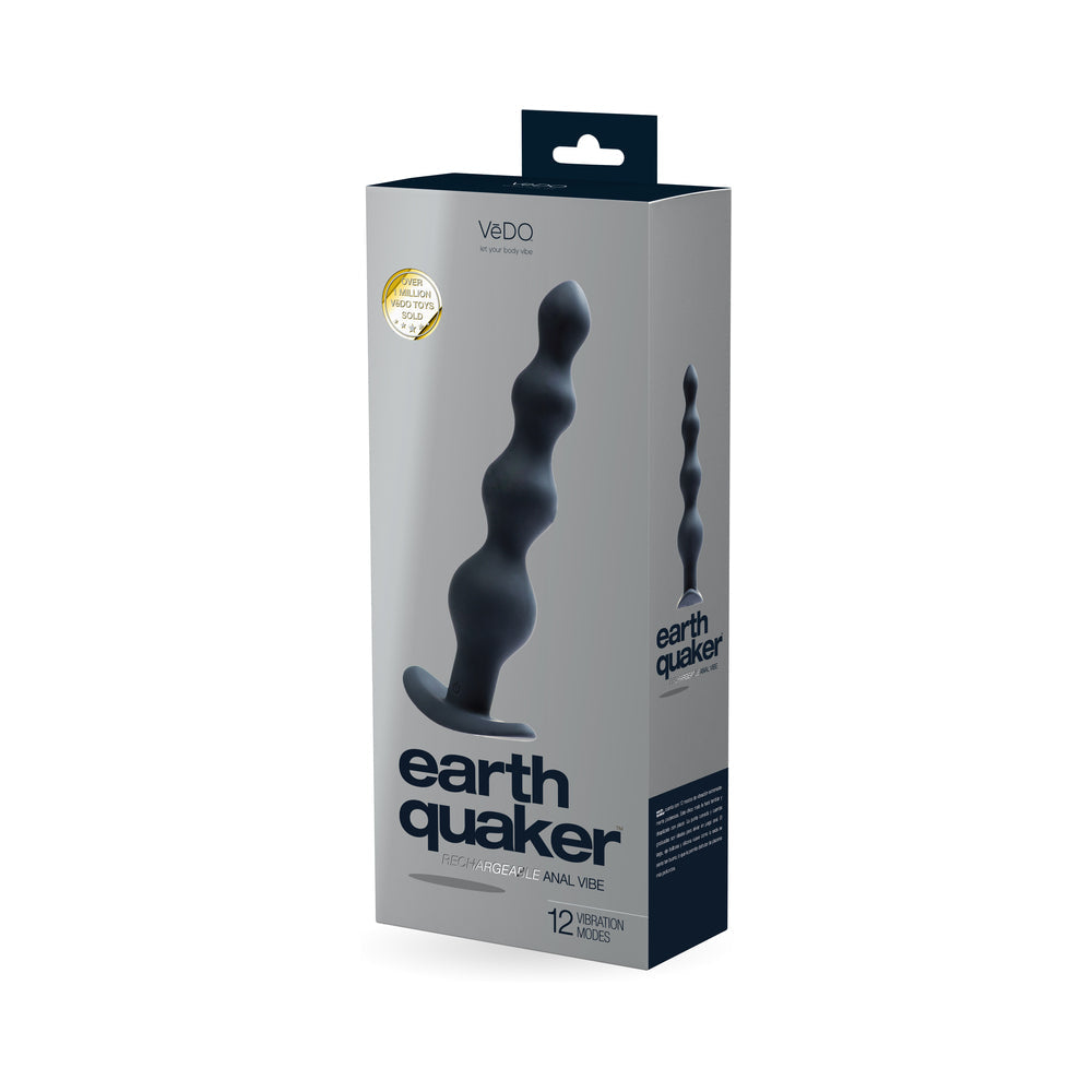 VeDO Earth Quaker Anal Vibe - Just Black