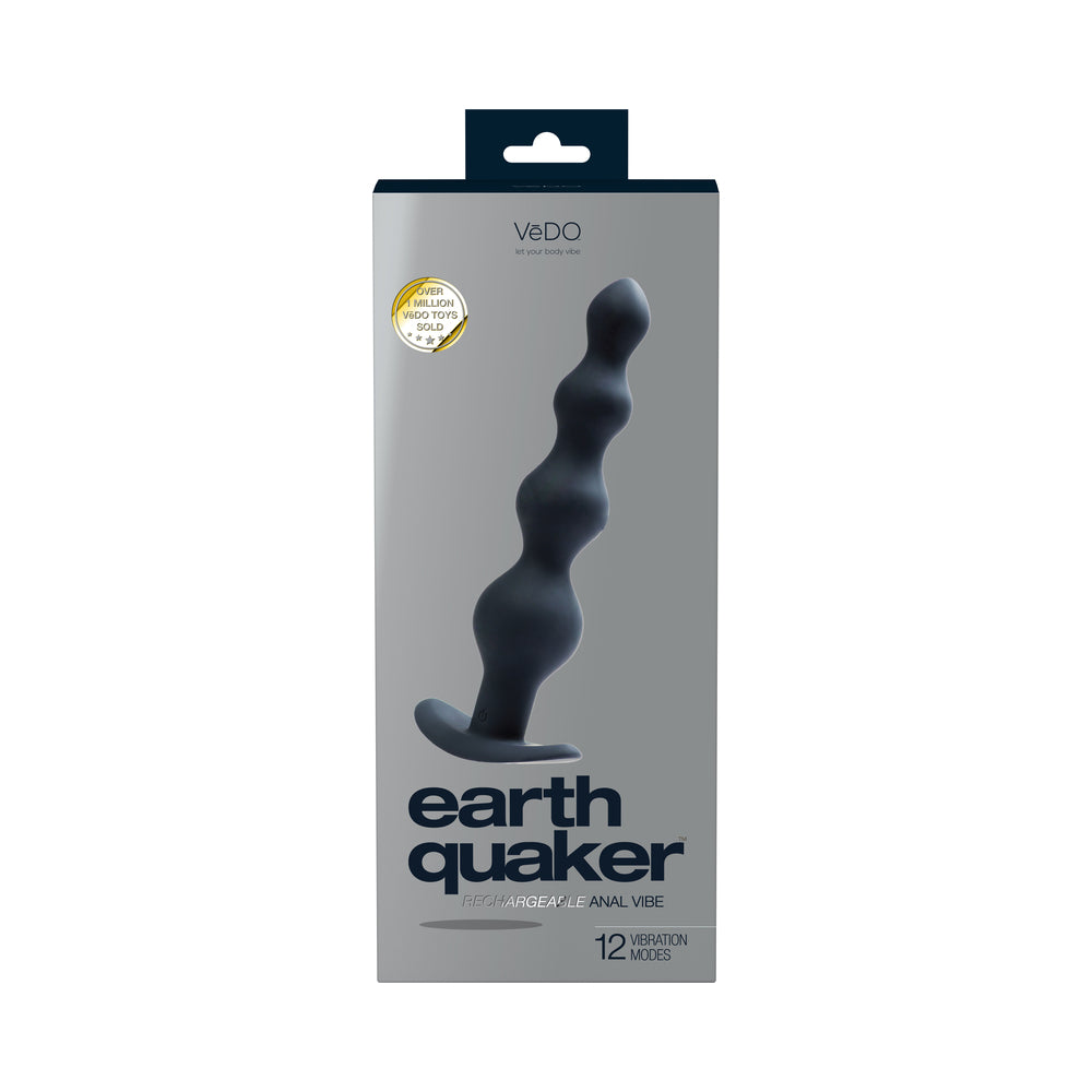 VeDO Earth Quaker Anal Vibe - Just Black
