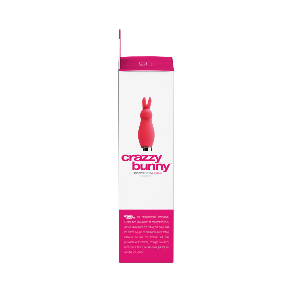 VeDO Crazzy Bunny Rechargeable Bullet - Pretty in Pink