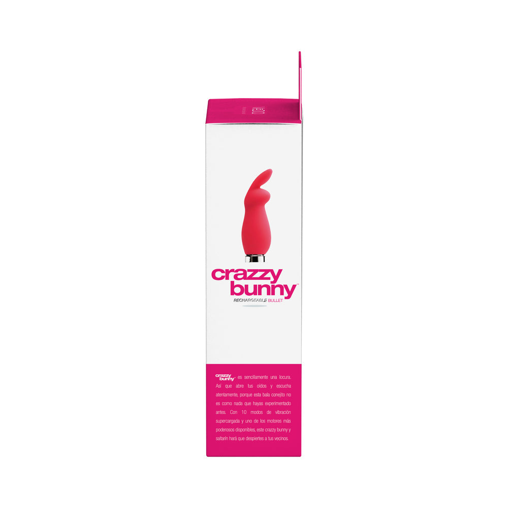 VeDO Crazzy Bunny Rechargeable Bullet - Pretty in Pink