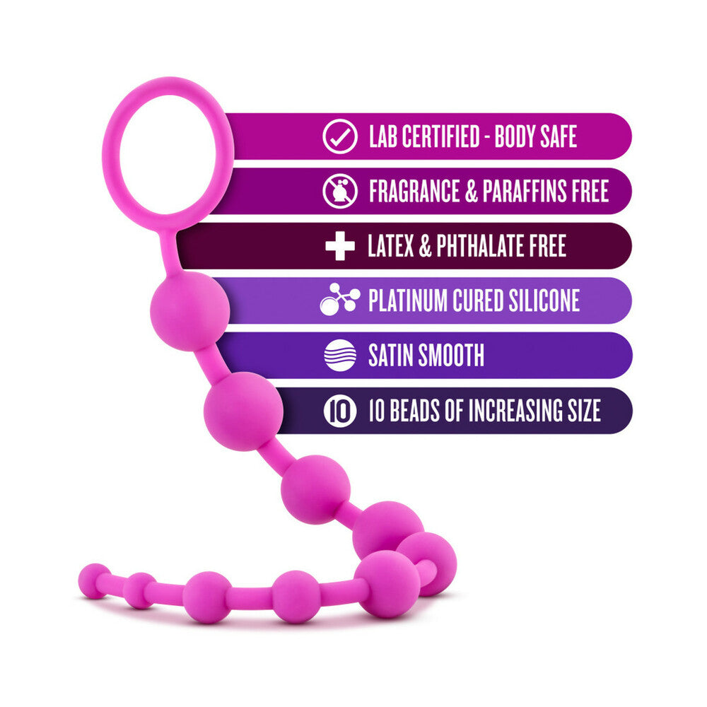 Blush Luxe Silicone Beads 10 - Pink
