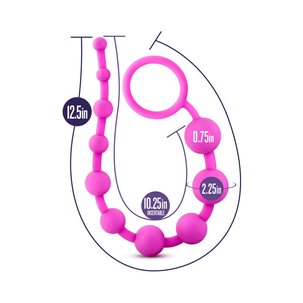 Blush Luxe Silicone Beads 10 - Pink