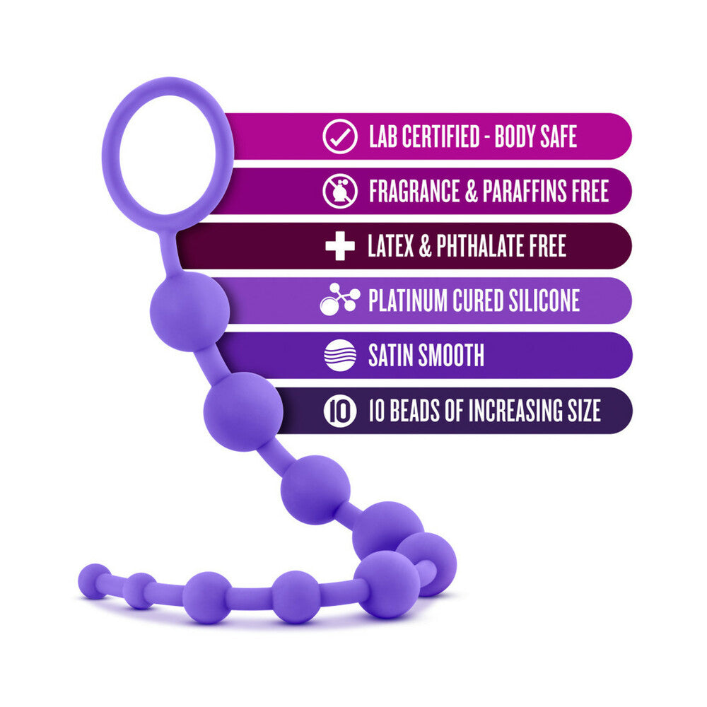 Blush Luxe Silicone Beads 10 - Purple