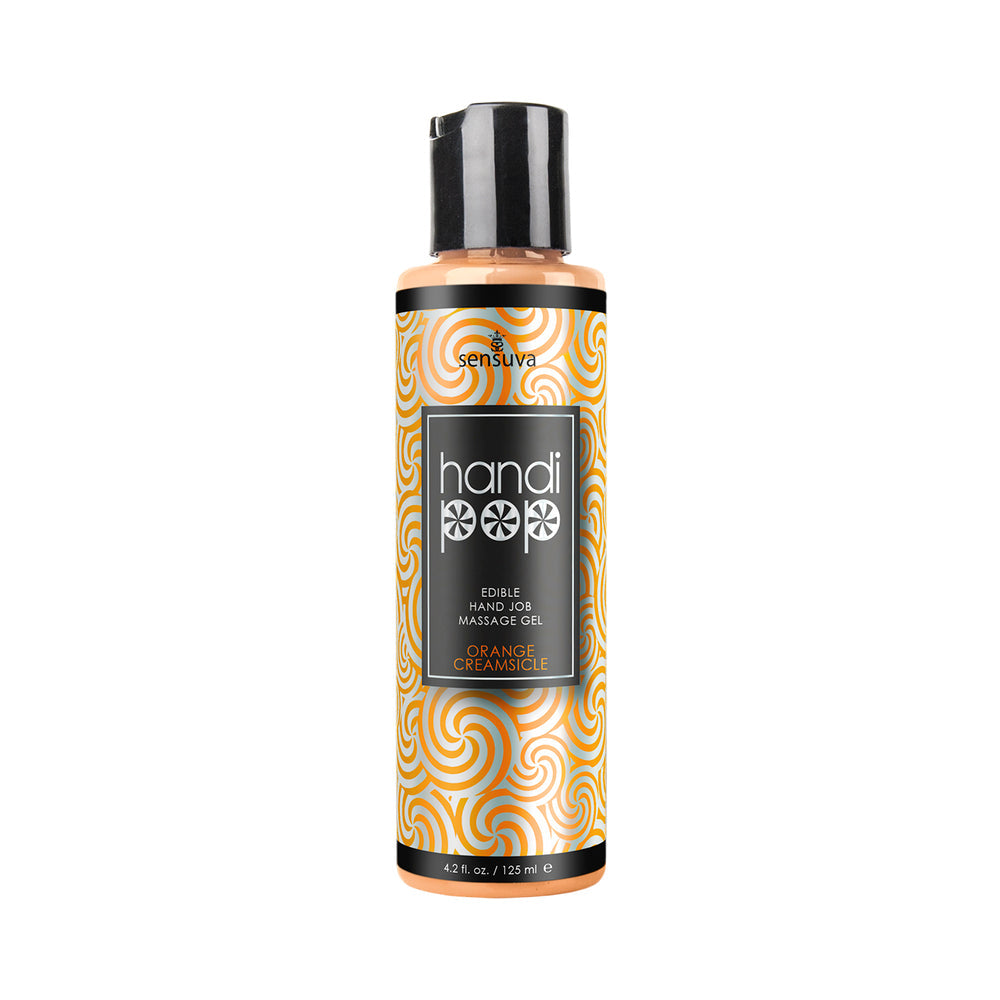 Sensuva Handi-Pop Hand Job Massage Gel-Orange Creamsicle 4.2oz