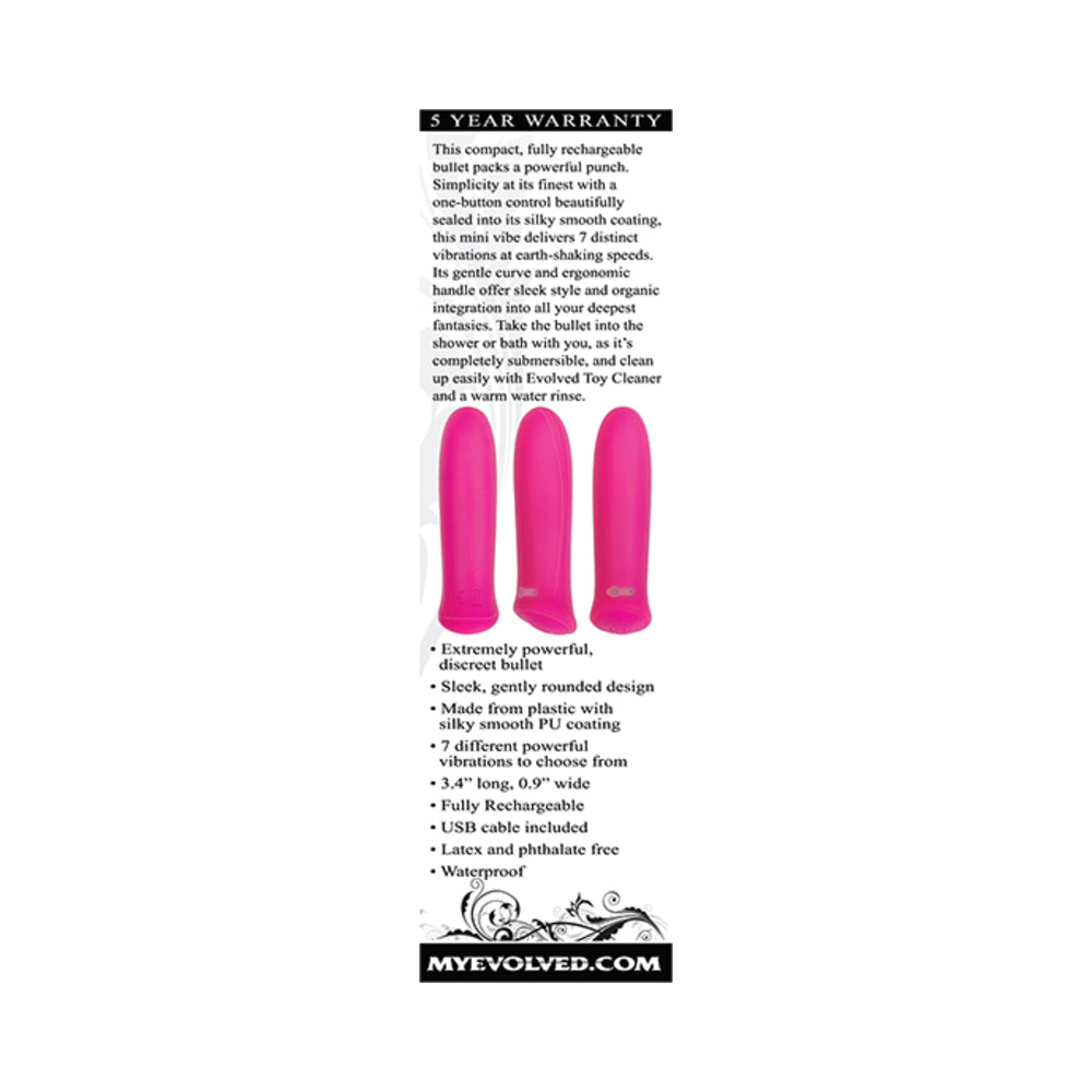 Evolved Pretty In Pink Rechargeable-Pink 3.4"